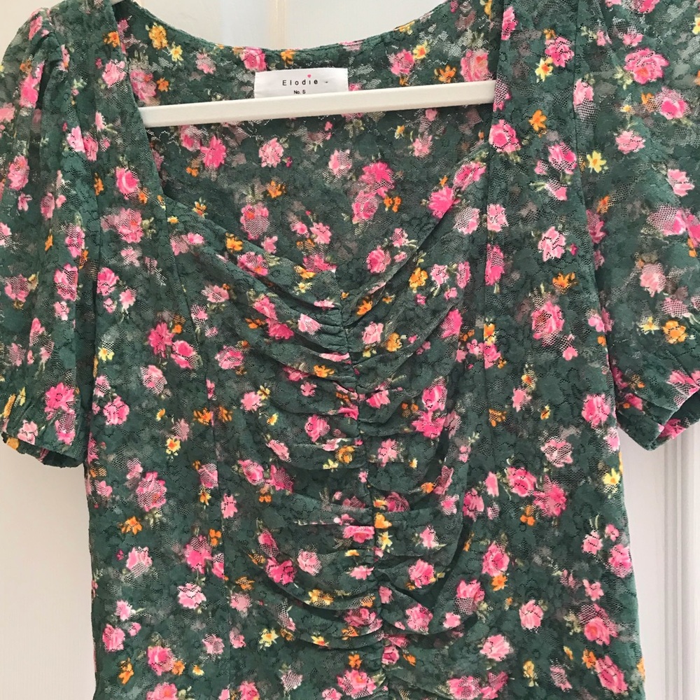 10 piece bundle - vintage vs pink hibiscus dress - Picture 12 of 13